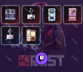 ✅ Twitch Drops 🧨 Rust Charity '26 Furnace 🧙‍♂️ Rust [Total 6 Items]