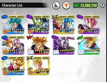 B351-IOS+Android-UL(Zamasu Red Star+UL Trunks Red Star)+Trunks Zenkai+SS Gohan Zenkai+Team Future