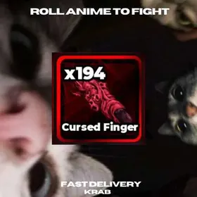 [ Roll Anime To Fight ] 10x Cursed Finger | Fast Delivery | RATF |