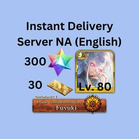 [NA] Starter 300 SQ + 30 Ticket | Larva / Tiamat (Alter Ego) Lv. 80 | Fuyuki | Birthday Unset | English | Instant Delivery | Automatic Delivery