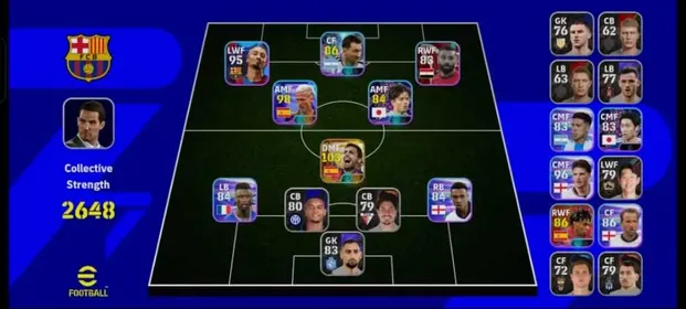 Rodri 107 🔥 Olmo 105 🔥 Andriod / IOS 🔥 Only Konami linked ✅