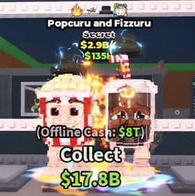 Popcuru and Fizzuru 2.9B/s - Steal a Brainrot - SAB - ROBLOX