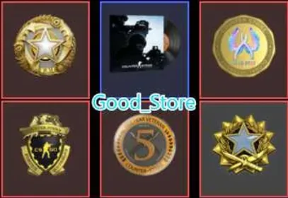 CS2 Prime 791 hours+5Medals(2017-2025 Service Medal/5Y/Loyalty Badge/Global Offensive Badge)
