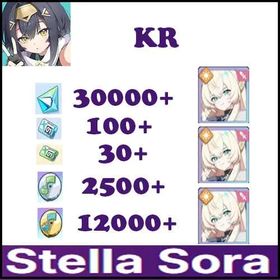 Korean|Seina+Seina+Seina|Stellanite Dust:30000+|Cerulean Ticket:100+|Sprout Ticket:30|Silver Disc:2500+|Gold Disc:12000+|Rainbow Disc Pack:1|Rainbow Disc Pack:1|begineer banner not used|Fast delivery DCL42