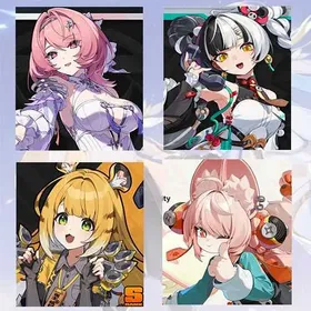 Asia|Female lv 8-12| Remielle Dan + Dialyn + Ju Fufu + Zhao  + Random 4-star character|Fast delivery