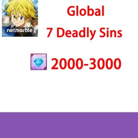 7 Deadly Sins[Global]2000-3000 diamonds | SSR+UR+Color Coins= 20-100 | Fast delivery