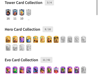 #CR661 ❤️LV1565 WITH 8 HERO, 11 EVO| HOG 2.6 DECK| 4K1 GEM❤️