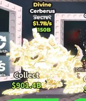 [CHEAPEST] Divine Cerberus 1.7B/s - Steal a Brainrot Roblox