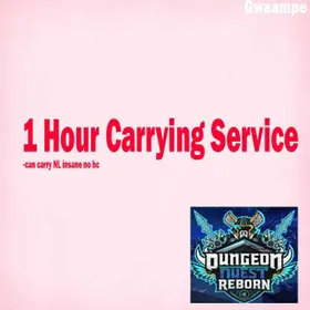 Dungeon Quest Reborn 1 Hour Carrying Service