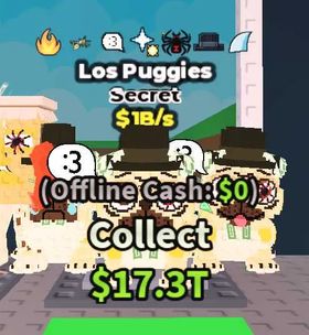 Los Puggies 7 Trait  - Secret $1B/s - Steal a Brainrot Fast Delivery
