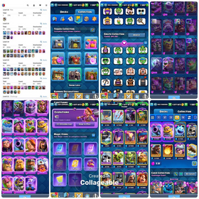 KT 16 - LvL 61 - 1x(16)- 16x(15) - 37x(14) - 17 Evo - 1M Gold - 104 Emotes - 8 Tower Skins - Nc 500 Gems -Code220