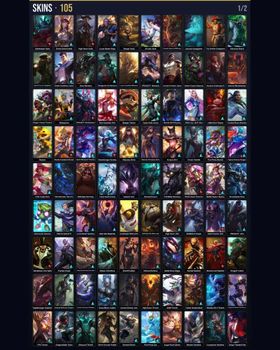 🌍 SG ⭐ Unranked 🎨 105 Skins 🏆 104 Champions 💙 5K BE 📈 Level 182 🏅 Three Honors Malzahar 💎 12 Legendary 🔹 Gatekeeper Galio 🔹 High Noon Ashe 🔹 Dragon Trainer Tristana 🔹 PROJECT: Mordekaiser 🔹 Star Guardian Ahri 🔹 Battle Academia Ezreal m9885713487