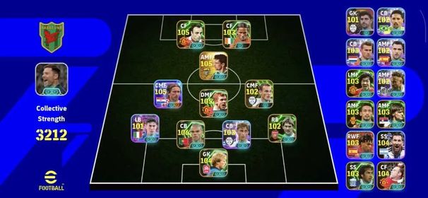 #19 Only Konami 💫 3212 CS 💫 Pepe 106 💫 Baggio 105 💫 Del Paul Scholes 105 💫 Modric 105 💫 Berbatov 105 💫 Full Access 💫 Android & iOS