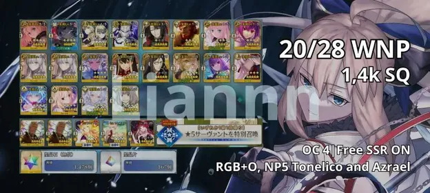 [JP] 1,4k SQ + 2 NP5 | OC 4 | SSR 20/28 WNP | RGB+O, NP5 Tonelico, Azrael and more | Free SSR ON