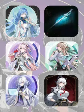 Asia lv8|Qingxiao+Denia+Lynae+Mornye+Zani+Qingxiao Weapon+Verina|Random 4 stars The novice pool is not used