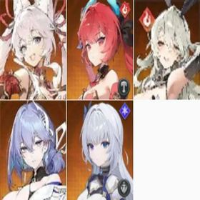 Korean|lv2|Mina+Flare+Vivian+Isabella+Ophelia|Only completed the tutorialg|Fast delivey
