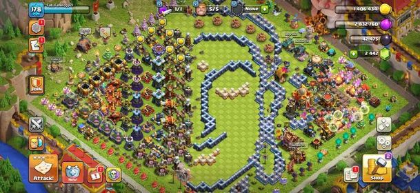 Th 16 Semi Max ​➲12 Skin ​➲League Queen Skin ​➲Royale Scenery ​➲Max Def ​➲Heros-66-77-53-23 ➲ BEST-DEAL