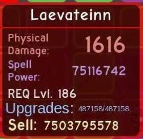 Laevateinn || Dungeon Quest Reborn