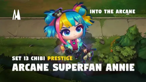 ⭐️️Sale⭐️️⭐️[EUW] Chibi Prestige Arcane Superfan Annie ⭐️Unranked | Email + Password + Riot ID Changeable⭐️