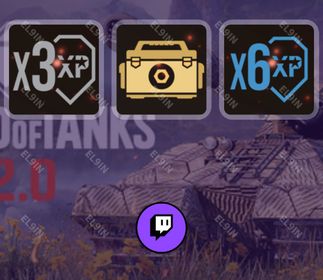 👑 Twitch Drops 🌐 Masters of Mayhem Week 8 🌌 World of Tanks Console [Total 3 Items]