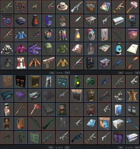 ( 275 ) ●𝐅🔲💚 RUST ★ 347 SKIN TWITCH DROPS + KICK DROPS ★ NATIVE MAIL 💚🔲💚★▐►