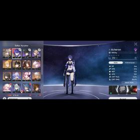 ASIA | Female | Starter TL 10 | Acheron E1 Signature LC + Fugue + Evernight + Ruan Mei + Fu Xuan + Archer + Gilgamesh + Dan Heng Permansor Terrae + Bailu | Golden Companion Spirit 2 | #D13