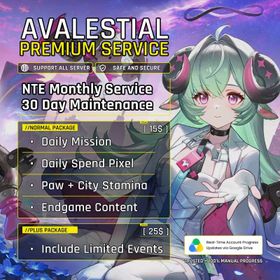 Monthly (30 Days) Ultimate Maintenance Service Neverness to Everness | Full daily report