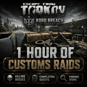 1 Hour Of Customs Raids [ Escape from Tarkov Kord Breach Season 1 ] Killing bosses | Completing quests | Finding items