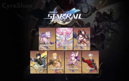 [ASIA] Starter TL4 | Male | Castorice + Cyrene + Sparkle + Danheng PT + Archer | x3 Golden Companion | Departure Banner On (50/50 | #SR0ls