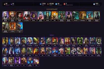 [STARTER]Kalvalax+Geomancer+Visix+Vlad+Dorothy Gale+Adelyn+Ezio+Skeletor+Loki+Artak+Leminisi+Alice+Artak+Xenomorph+40Epics