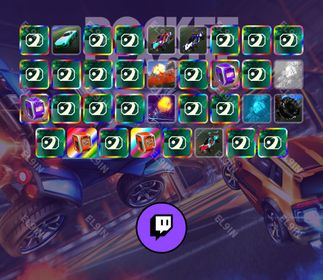 👑 Twitch Drops 🧨 RL x EWC 2026 AXHQ 💎 Rocket League [Total 35 Items]