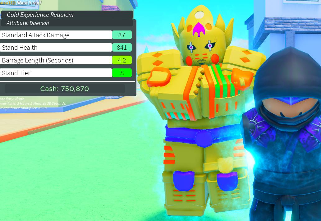 Stand Upright Rebooted l Golden experience Requiem l Deamon