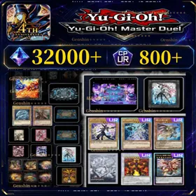 Yu-Gi-Oh! Master Duel][Fast Delivery]32000-35000 diamonds + [800UR dust + 1000SR]|random 3-5 Royal Finish UR Card+Purchased the 3000 Gems Evil★Twin / Live☆Twin Set+Purchased the 2000 Gems 2025 New Year Bundle+Purchased the 3600 Gems Sky Striker Set.+Purchased the 2000 Gems 2025 WCS Set Included+Purchased the 3000 Gems Mikanko Lucky Card Set+ Summon Ticket above 200+Random 10 URs|[Send Konami account ]Unlinked Steam|Ranked played|Android/IOS/PC/Universal