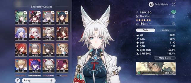 Asia 70 49 characters/ 85days welkin/rate on pity 50