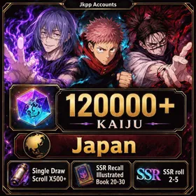 Japan | Single Draw Scroll X500, 120000+ Kaiju, SSR Recall Illustrated Book 20-30, The inspiration of death Mahito, A Life Entrusted to Me Yuji Itadori, Fulfilling His Duty as the Older Brother Choso, SSR roll 2-5