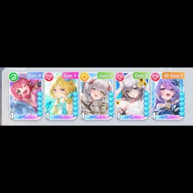 5 SSR || Starter : Sakura Miko (Summer), Shirogane Noel (Summer), Aku Rosenthal, Shirogane Noel, Moona Hoshinova