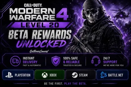 MW4 ⭐ Level 20 ⭐ Beta Rewards Unlocked ⭐ Handmade ⭐ Linkable to Steam, Xbox, Battle.net and PSN ⭐ Full Access ⭐ Modern Warfare 4