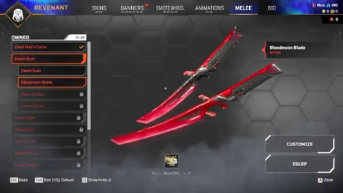 LVL 1230 | HEIRLOOM DEATH DUET DUAL KATANA AND REVENANT | BLOODMOON KATANA | 380 LEGENDARY ITEMS | BP S15 16 17 18 20 21 MAX | BP S19 LVL 104 | INCLUDE STEAM ACCOUNT | FULL EMAIL ACCESS |