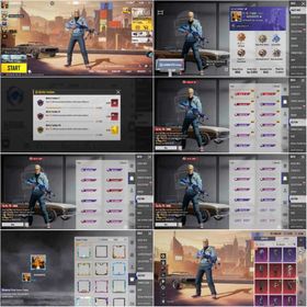Lvl 73"Vector Lvl 3"6 Mythic Set"Mythic Helemt/Bag"Pink Uza"1 Material"Rename Card"NorthAmerican Rank Ace