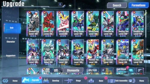 SDG128 – Global 65K Gems Account | 10 MLB Limited Gundam, Altron, Wing, 00 Raiser, Destiny + Calibarn