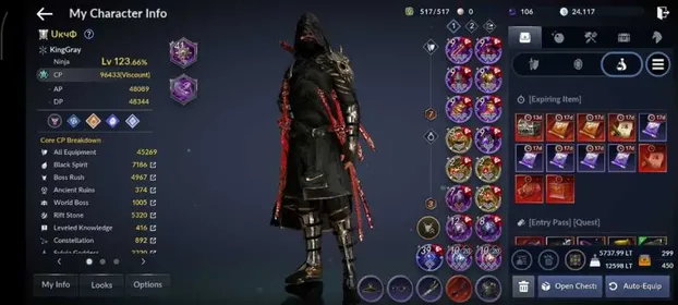 [ASIA-VALENCIA] CP 96,433 - LEVEL 123 NINJA - DREAM HORSE - FULL ACCESS WITH GMAIL LOGIN