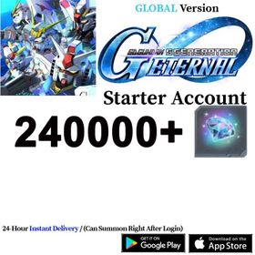 [Global Server] 240000+Diamond+ random UR+Account only passed the beginner tutorial+Newbie UR pool not drawn, Bandai ID login, starter account/Android/iOS interoperability