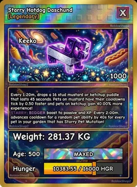⚖️281.37KG⚖️🆕OP✨MUTATION✨🔯STARRY🔯💥GIGANTIC💥🌭HOTDOG🌭 DASCHUND 🐕 🇲🇽 5️⃣0️⃣0️⃣ AGE l 🤩READY TO USE🤩 -⌛1:20 MINS MAX CD ⌛ - NO TOY 🪀❗❗LIMITED STOCK❗❗