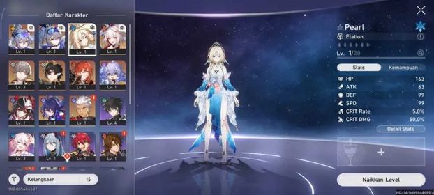 ⭐STARTER Elation Team Uid 80*⭐ |[TL6] Pearl + SilverWolf LV999 + Sparxie