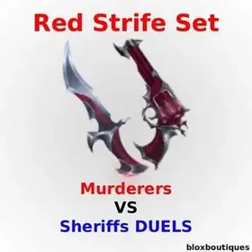 [ MVSD / Murderers Vs Sheriff DUELS ] Red Strife Set