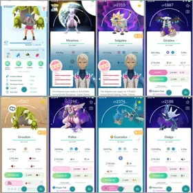 LVL 47👑Hundo BG Mewtwo & Solgaleo👑4 Shiny Legend (Groudon)👑Shiny Shadow Giratina & Palkia🧬Mega Mewtwo Y🐉Mega Gyarados💯3 Hundo✨12 Shiny✨92 Legendary