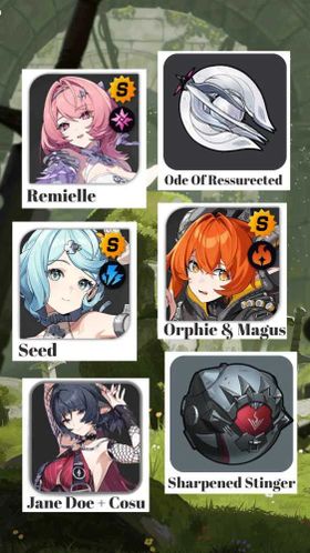 [ASIA] IK 13 | Remielle + Remielle's Weapon + Seed + Orphie & Magus + Jane Doe (Summer Costume) + Jane's Doe Weapon + Zhao AUTOMATIC DELIVERY