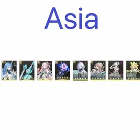Asia lv8 Qingxiao+weapon+Dania+weapon+Mornye+Lynae+Verina+random 4 stars, The novice pool has not been moved