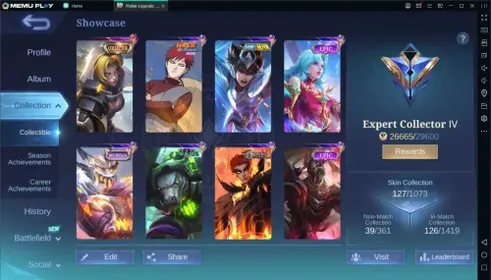 #585 | Warrioress Paragon Natalia + Dragon's Maw Clint + Flower Fairy Rafaela + Glorious General Zilong | 127 Skins | Instant Login