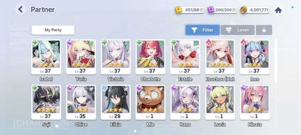 Asia [Mid] 10 SSR, Full T0 + Isabel + Kouchou + 14.3K Crystal